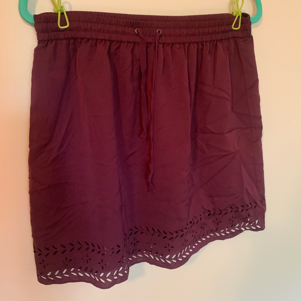 knee Length Elastic Band Skirt